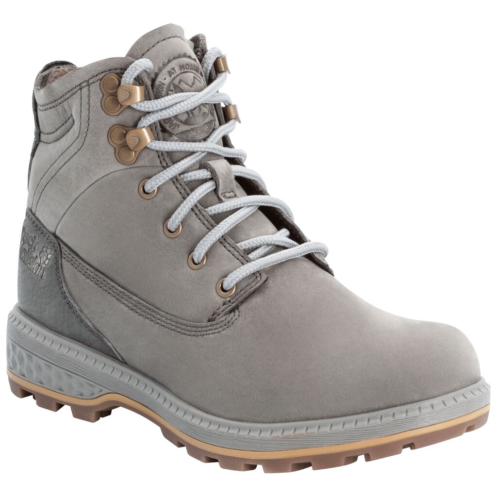 Jack Wolfskin JACK MID Chaussures Femme Gris - VHLZFYE-86